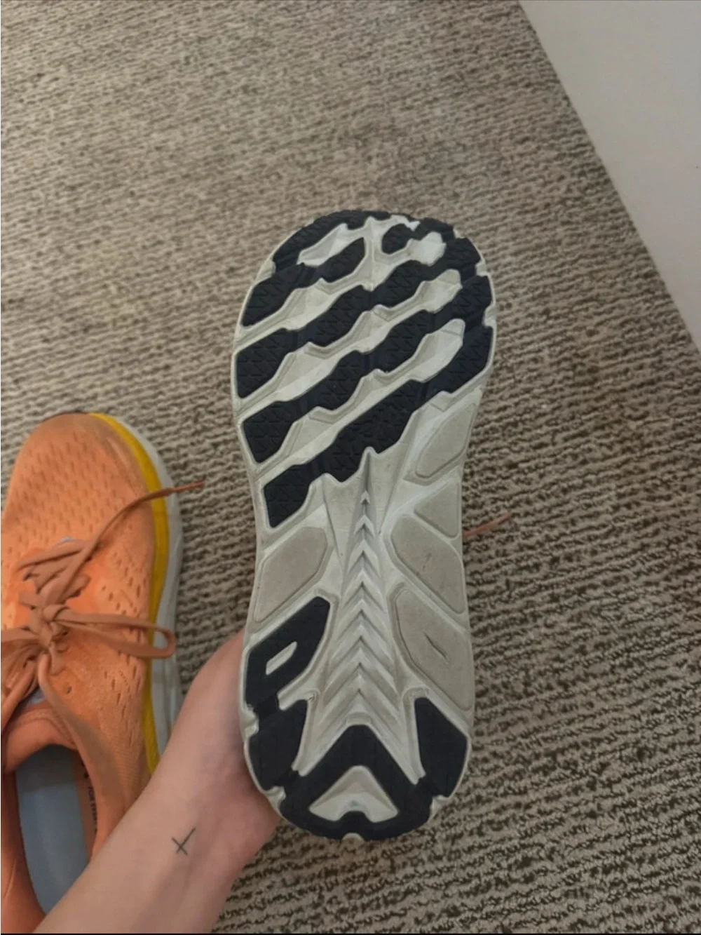 Hoka One One breathable mesh